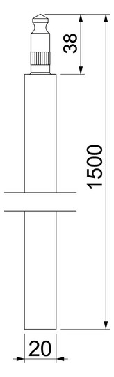 AZ V4A Staberder 1,5m A4 