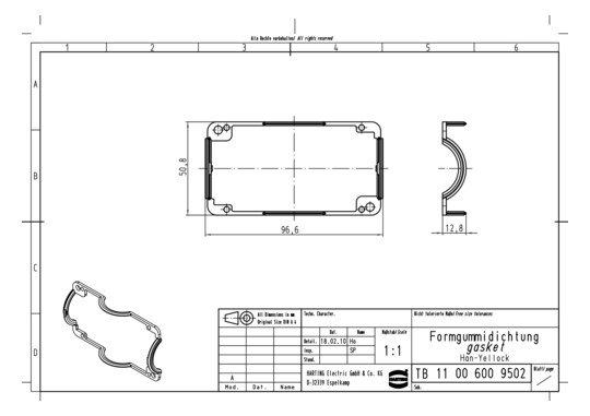 HART Trägerdichtung 60       11006009502 