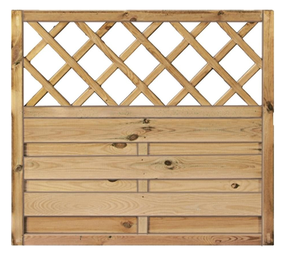 Bild Maxi-Massiv Ranki Rahmen 45/45 mm Lamellen geriffelt & geschraubt 100 x 90 cm kd - n.a.-0