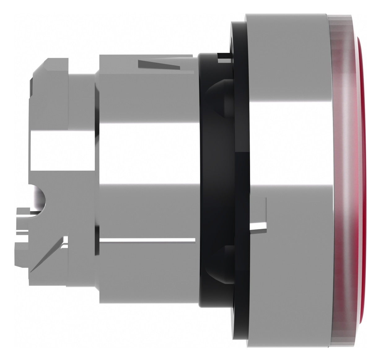 Drucktaster Front 1f rt bel.b Ø22,5mm rnd Geeignet für Beleuchtung IP66