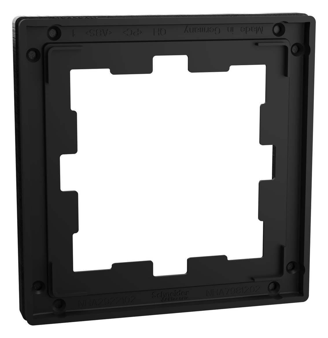 Rahmen 1f schiefer gschl D-Life Stein f.GEB-K geschliffen Unterputzmontage