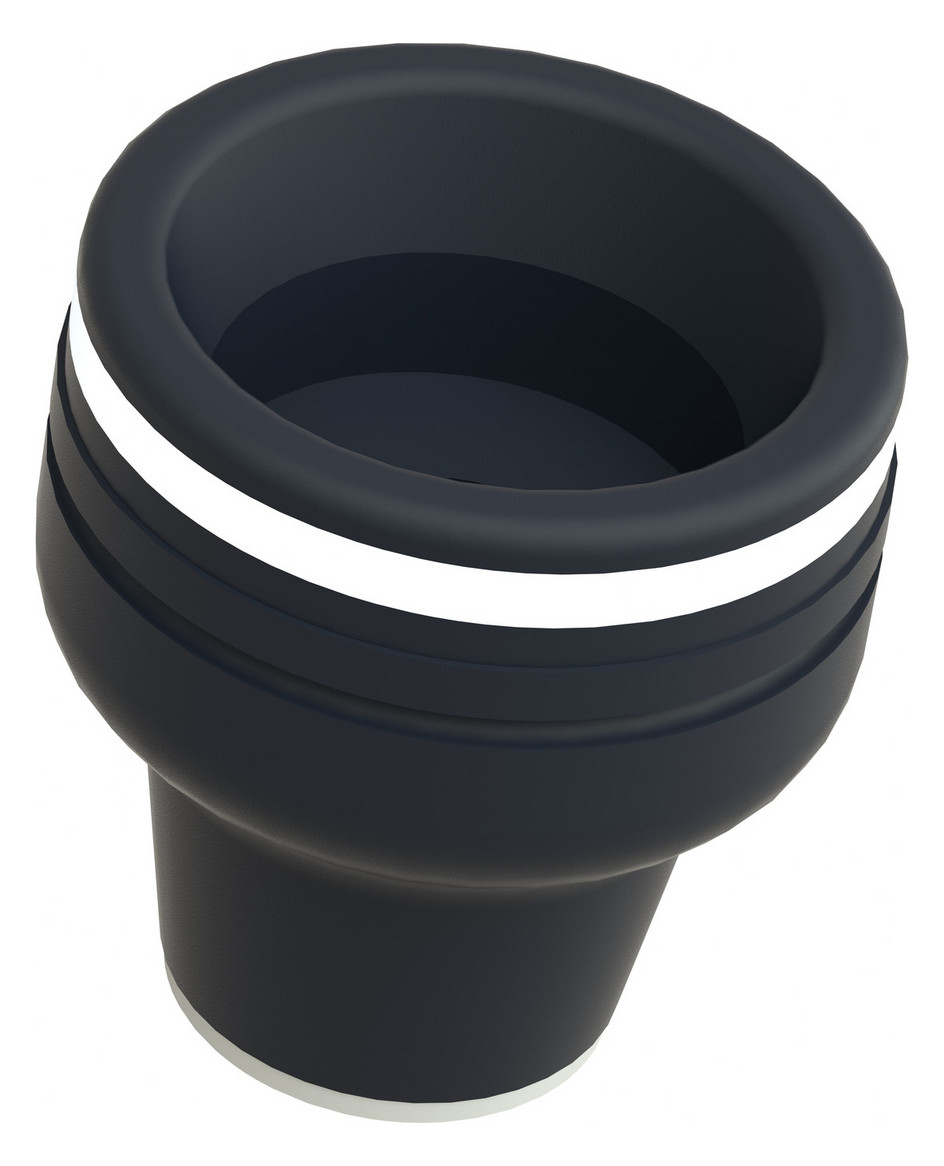 Drucktaster Front 1f ws Ø22,5mm rnd IP65 Tastend