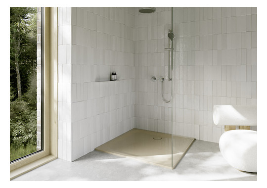 Duschwanne BetteUltra 5826 130x130x3,5cm, Glasur, bahamabeige