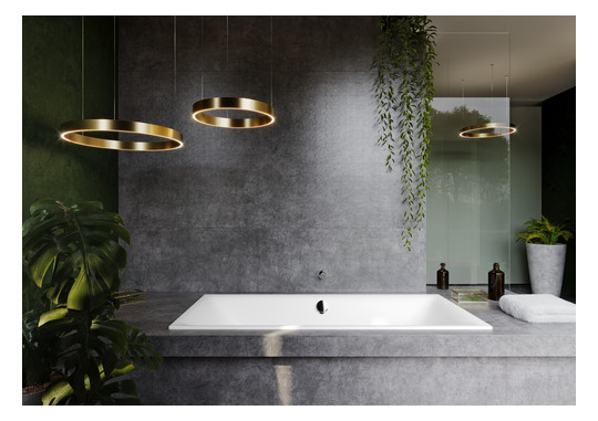 Kaldewei Badewanne SILENIO 678 190x90cm, Griffloch, Vollantislip, weiß
