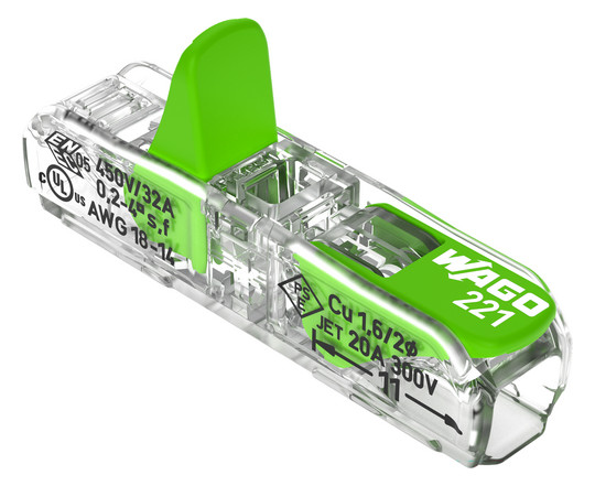 WAGO 221-2431 Durchgangsverbinder 