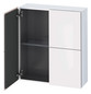 Duravit Halbhochschrank L-Cube 70x24,3x80cm, 2 Türen, eiche natur