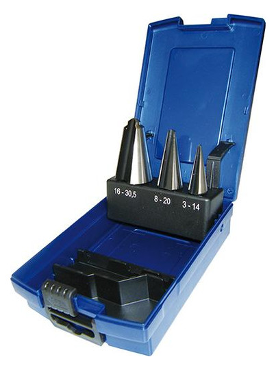 PTG-Blechschälbohrer-Satz HSS - Gr.1, 2 und 4