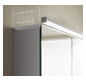 EMCO Aufputz-Lichtspiegelschrank pure LED 1200 x 728 mm, Aluminium, 3 Türen