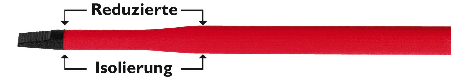 Schraubendreher Schlitz 5,5x1x125mm 1000V ger Schutzisoliert 1000V 2Komp