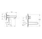 VitrA Bad Fertigmontageset Root Round UP-Waschtisch-Einhebelmischer, Ausladung 170mm, 1 Griff, Chrom