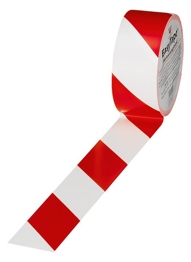 Markierungsband Easy Tape, rot/weiß - 75mmx33m