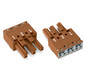Steckverbinder Gebäude 3p Serie 770 25A Federzug 250V Buchse 4qmm 1/2/L