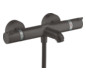 hansgrohe Wannenthermostat Ecostat Comfort 305x188mm, AP, 2 Verbraucher, Ausladung 177mm, brushed black chrome