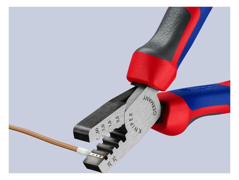 Kerbzange mech 145mm Aderendh 0,25-2,5qmm