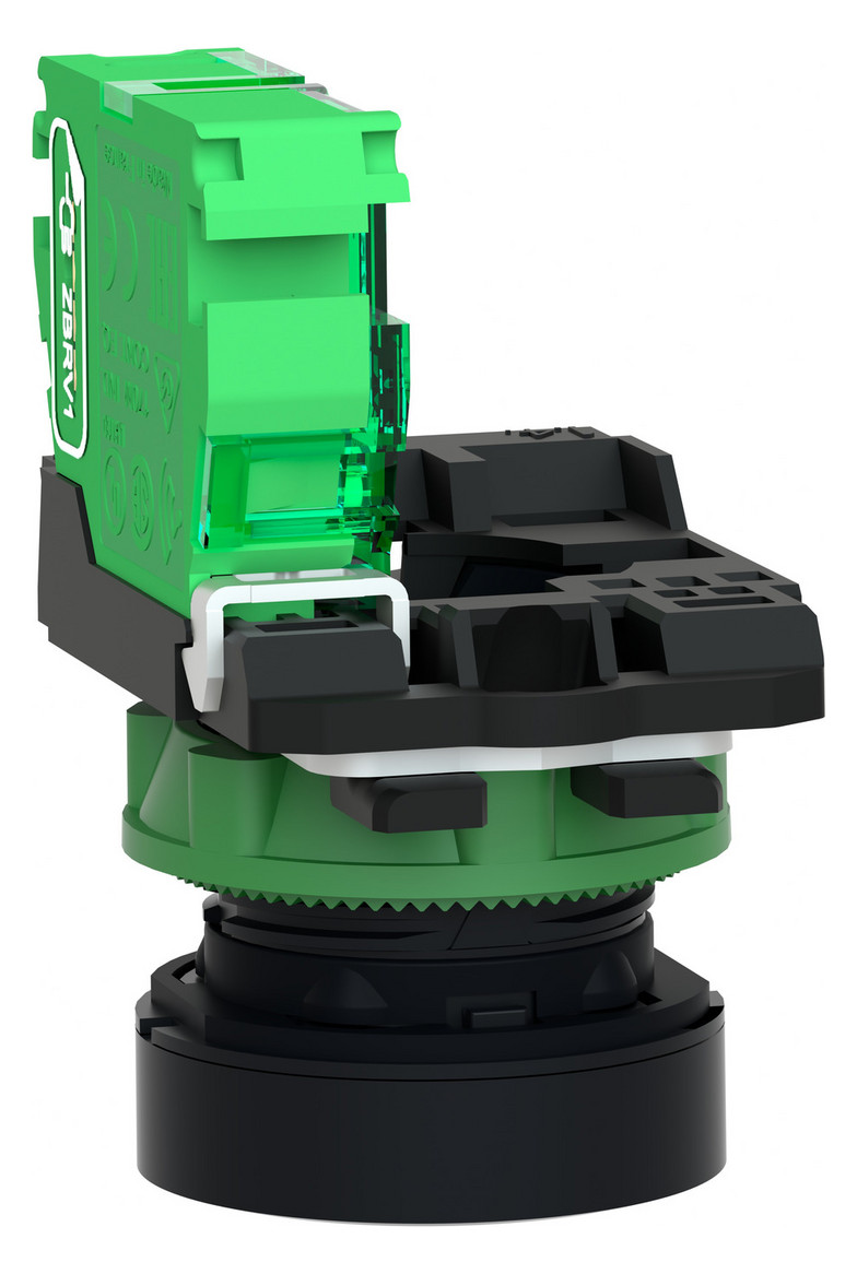 Drucktaster 1f sw rnd Ø22,5mm 1S IP30 fl Tastend