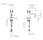 Dornbracht Infrarot-Waschtisch-Armatur META ohne Ablaufgarnitur, Batteriebetrieb, Ausladung 125mm, chrom gebürstet
