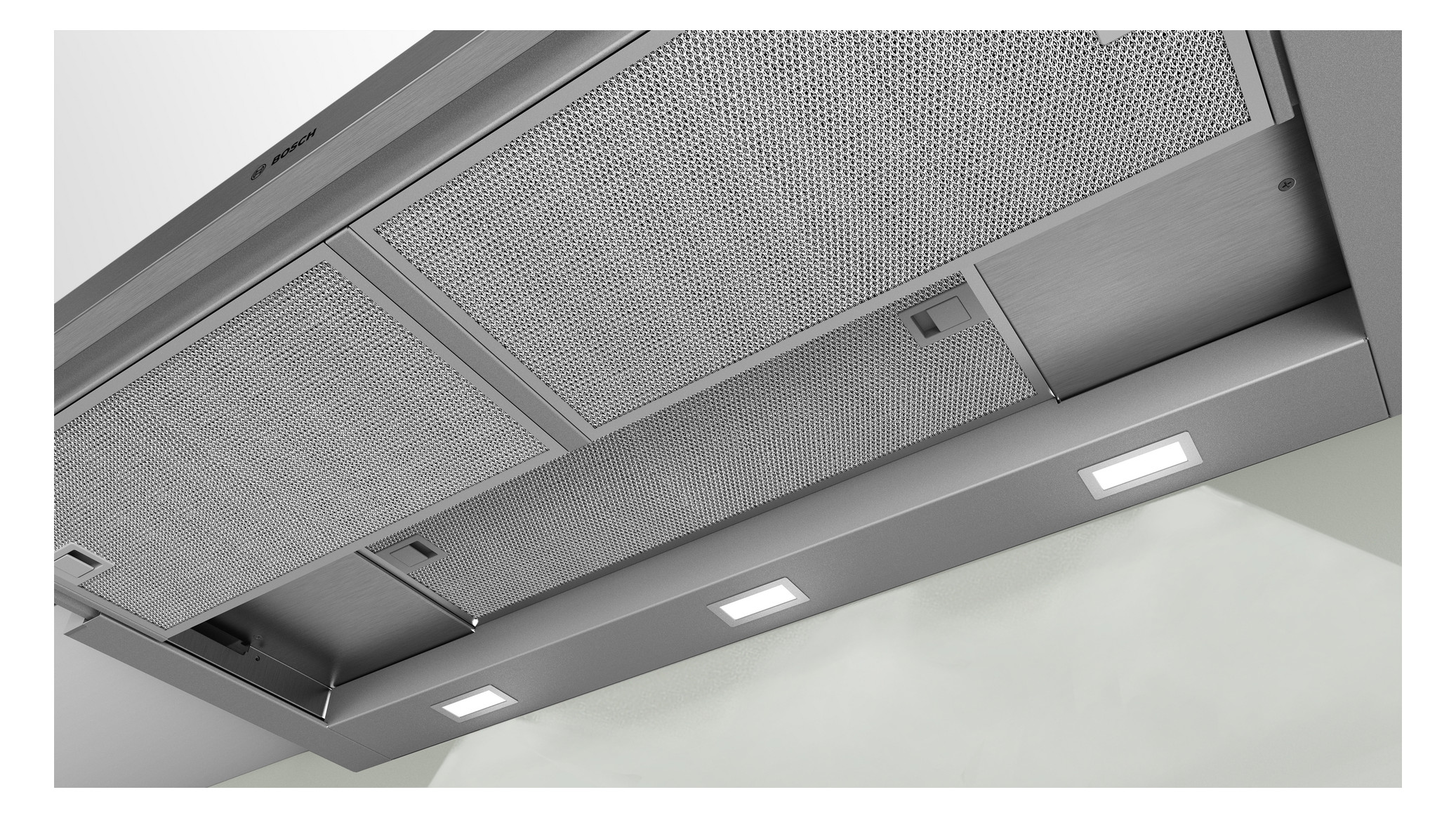 Dunstabzugshaube Flschirm 900mm si A LED 63dB 412cbm/h Ø120-150mm 4st Abl/Uml