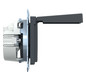 Steckdose 1f anth mt System M UP Klappd IP20