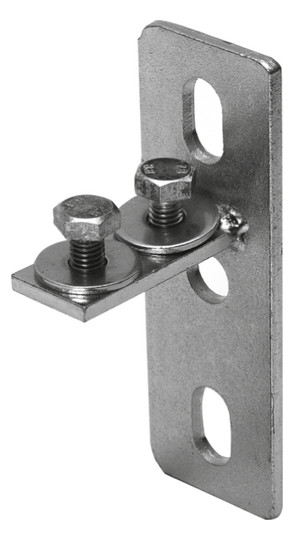 ASW Konsolengrundplatte Stahl verzinkt, mit Schrauben, für Profil 38/40, quer