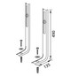 Burda Tragstützen TS Höhe 490 mm, für Kombiset WC-Elemente