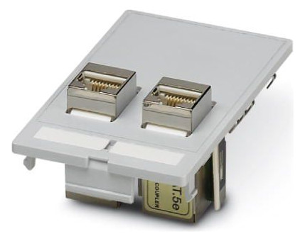Phoenix       VS-SI-FP-2RJ45-5-MOD-BU/BU 