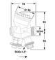 TA Regulierventil Modulator DN 15, G 3/4, Außengewinde