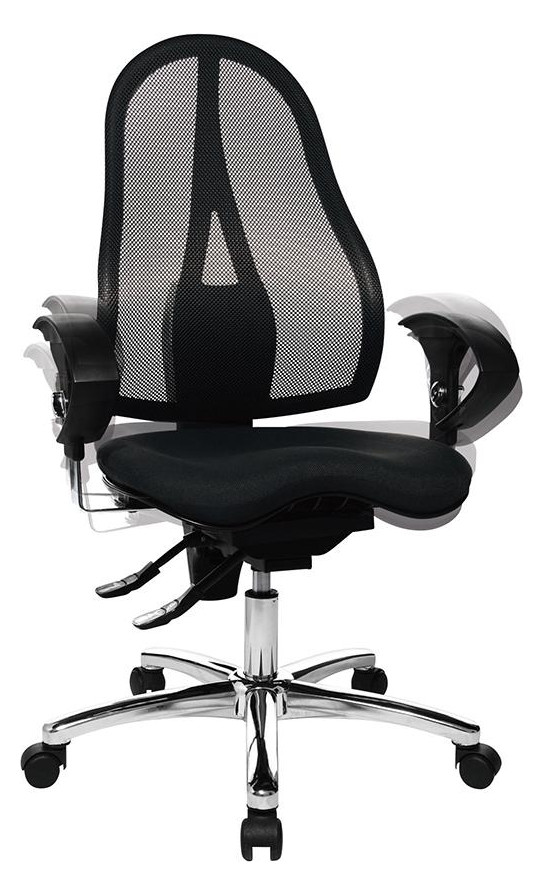 Bild Drehstuhl Sitness 15 schwarz/schwarz-1