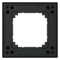Rahmen 1f ony-sw glz M-PLAN Glas f.GEB-K onyxschwarz Unterputzmontage