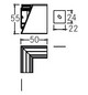 Kupplung/Verbinder ger ws Alu L50mm B50mm H24mm