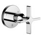 Dornbracht Fertigmontageset VAIA UP-Dreiwege-Umstellung, Drehumstellung, Rosette d= 60mm, platin gebürstet