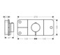 hansgrohe Fertigmontageset Axor One UP-Thermostatmodul, 3 Verbraucher, mattschwarz