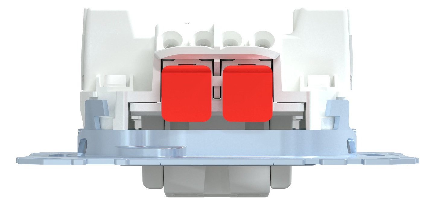 Kontroll-Wippschalter QuickFlex UP IP20 2p 1f 10AX