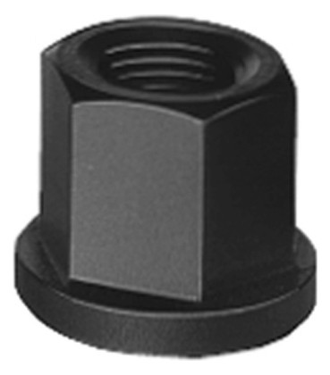 Sechskantmutter DIN 6331, Größe M10, Schlüsselweite 16 mm, gedreht 