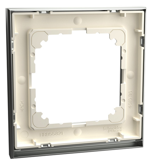Rahmen 1f edst/alu mt M-Pure Decor Metall edelstahl/aluminium f.GEB-K