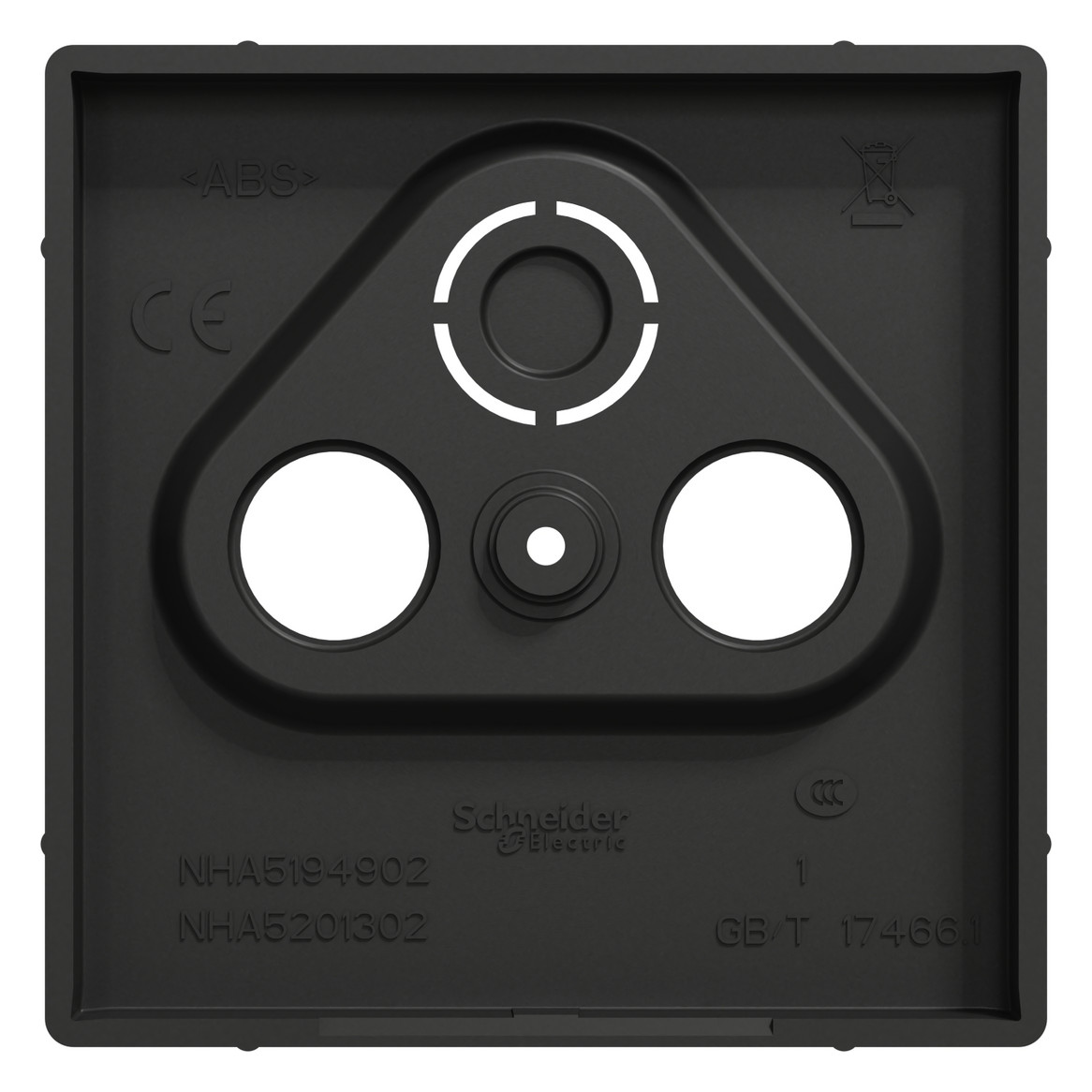 Zentralplatte Ant.dose 3f System Design anth Schraubbef