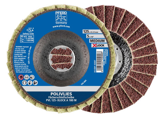 PFERD-Polivliesscheibe X-LOCK PVL - 115mm, 100 grob