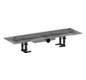 hansgrohe Duschrinne RainDrain Compact 600 mm, Komplettset, befliesbar, für flache Installation, chrom