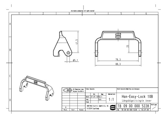 HART HAN10B EASY-LOC         09000005228 