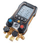 Testo Vakuumset Testo 557s smarte digitale Monteurhilfe mit kabellosem Vakuum-& Zangen-Temperaturfühler & 4er-Füllschlauchsatz - More 4