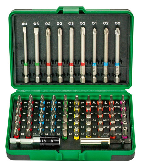 fortis-Bit-Sortiment - 71-teilig mit Farbring