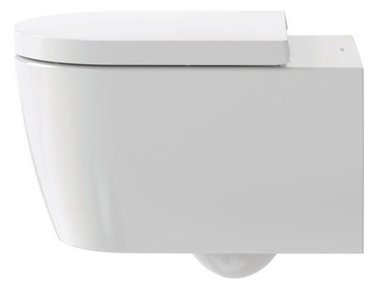 Duravit Wand-Tiefspül-WC Set Me by Starck mit WC-Sitz, Rimless, weiß