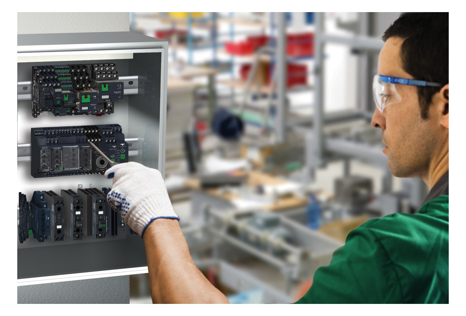 Schaltrelais 0-24V/AC 4W IP20 Steckanschl