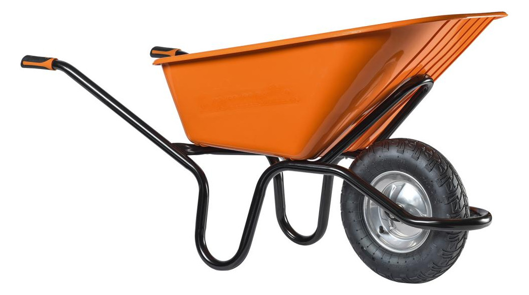 Bild Schubkarre Crusader Kunststoffmulde 120 L - HAEMMERLIN-0