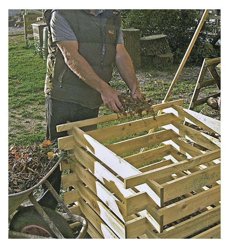 Bild BODO Holzkomposter 120 x 120 x 70 cm, St ecksystem kdi-grün - n.a.-3