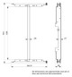 Montageplatte Verteiler ST pulverbesch 200x650mm