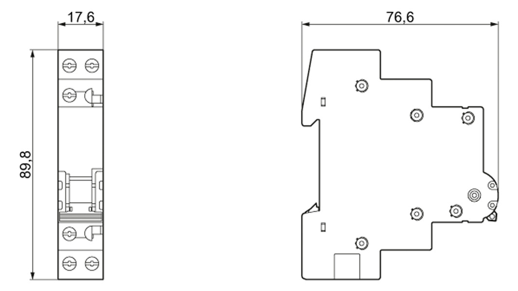 Ausschalter REG 1S 20A 230V 1TE Ausschalter REG 1S 20A 230V 1TE
