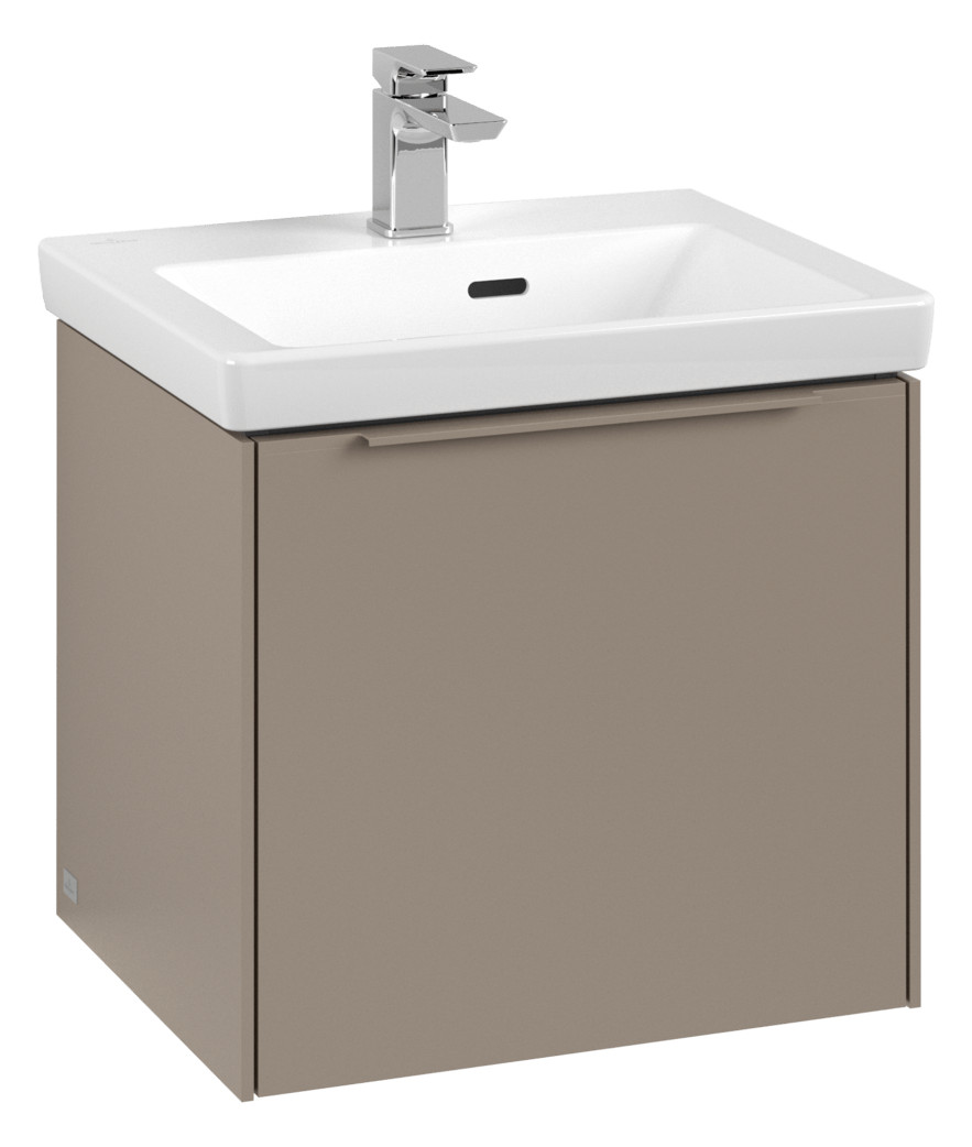 V&B Waschtisch-Unterschrank Subway 3.0 47,3x42,9x40,8cm, mit LED/Griff monochrom, taupe