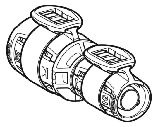 Geberit Reduktion FlowFit Ø 25 x 16 mm, PPSU