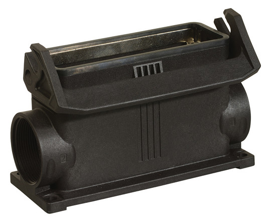 Sockelgehäuse Querbügel Kst Klappd IP65 117x84x57mm seitl