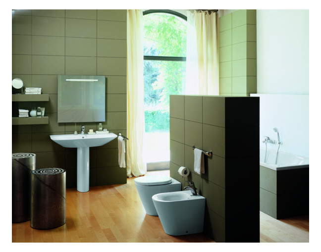 Ideal-Standard WC-Sitz Tonic mit Sitzpuffer und Scharniersatz, Softclosing